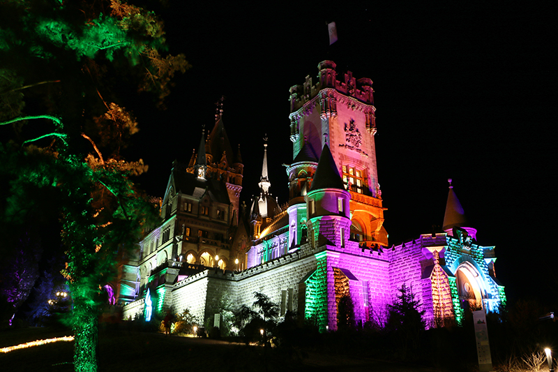 Schlossleuchten Schloss Drachenburg
