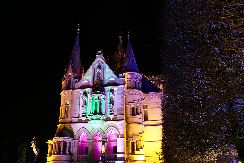 Schlossleuchten Schloss Drachenburg
