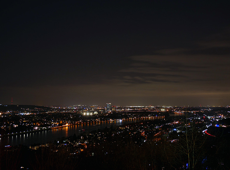 Blick vom Schloss Drachenburg in Richtung KÃ¶ln
