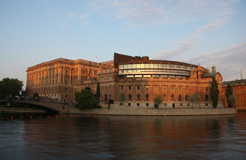 Riksdagshuset - Der Reichstag
