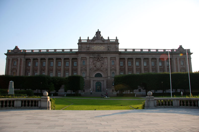 Riksdagshuset - Der Reichstag
