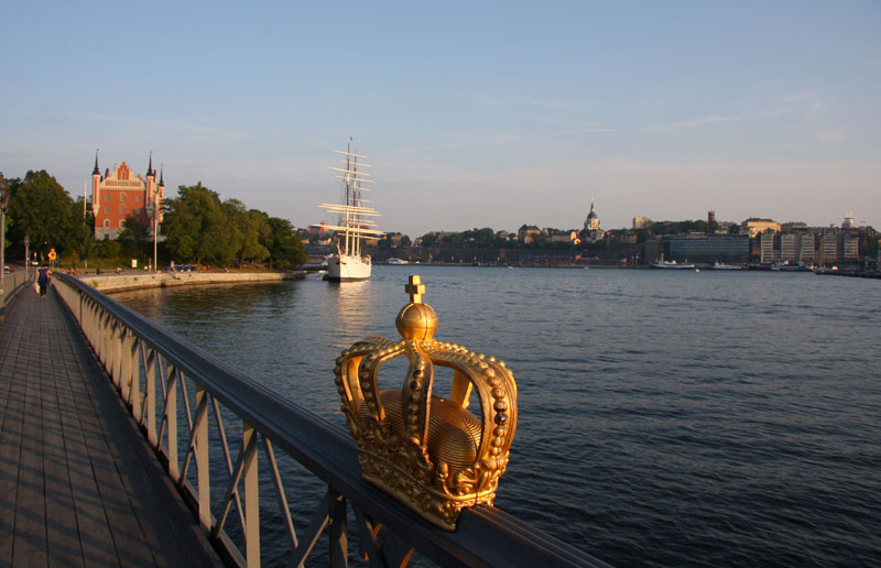 BrÃ¼cke zur Insel Skeppsholmen
