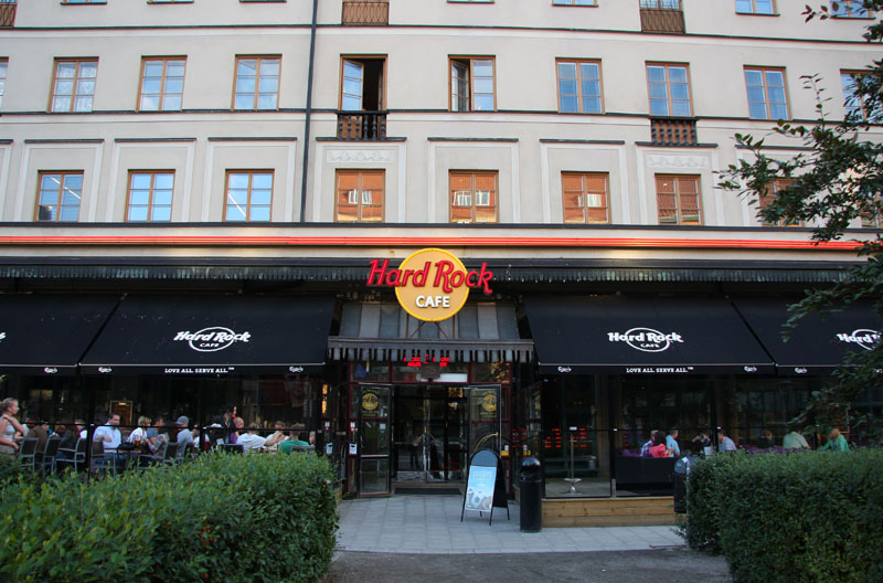 Das Hard Rock Cafe darf natÃ¼rlich nicht fehlen
