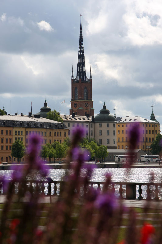 Blick auf Riddarholms Kyrkan - Kirche auf Riddarholmen
