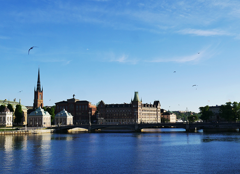 Blick Richtung Gamla Stan
