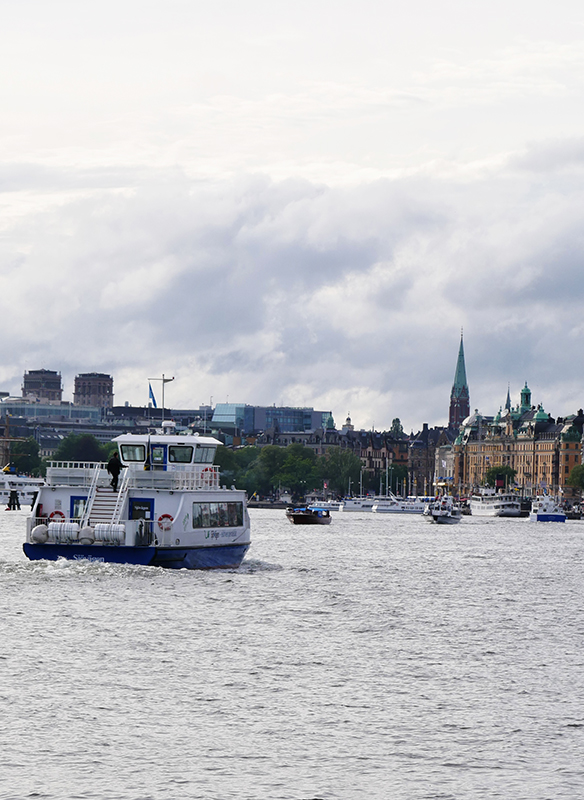 Blick Richtung Gamla Stan
