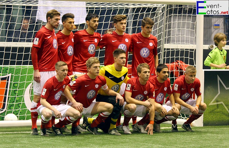 Die Mannschaft des spÃ¤teren Siegers KSV Hessen Kassel
