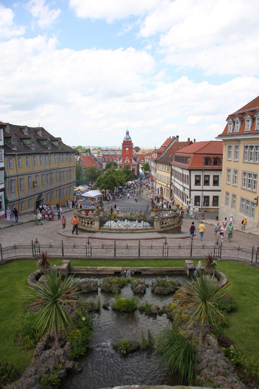 Blick auf den Marktplatz
