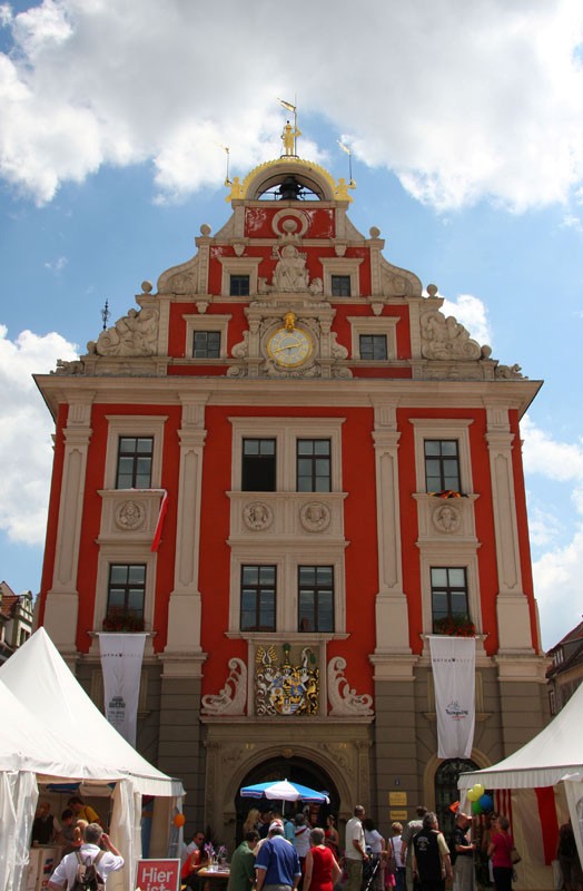 Das Rathaus von Gotha
