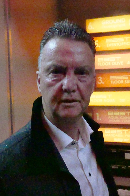 Trainer Louis van Gaal (u.a. FC Bayern, FC Barcelona und ManU)
