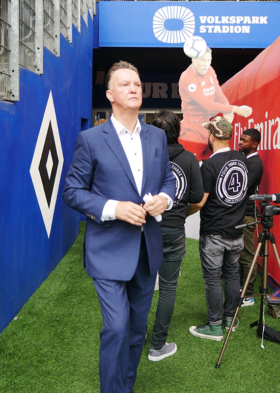 Trainer Louis van Gaal
