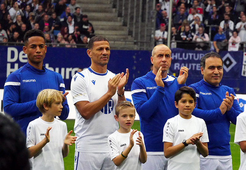 Dennis Aogo, Khalid Boulahrouz, Stefan "Paule" Beinlich und Mehdi Mahdavikia
