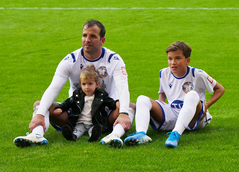 Familie van der Vaart bei der "Humba"
