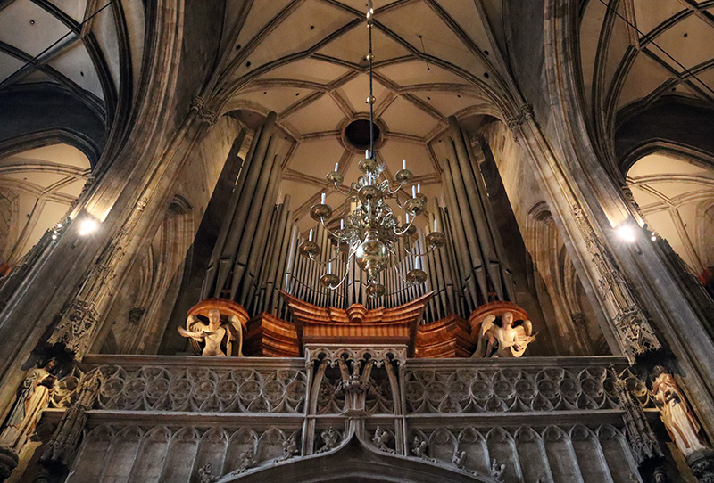 Orgel im Stephansdom Wien
