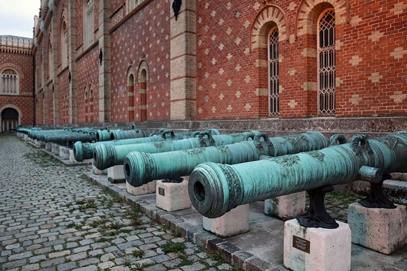Kanonenausstellung Heeresgeschichtliches Museum Wien
