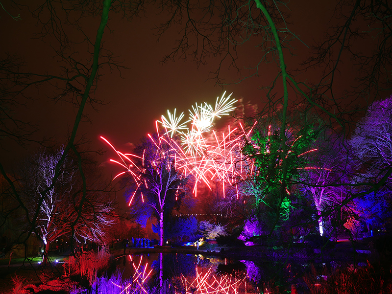 Feuerwerk Winterleuchten
