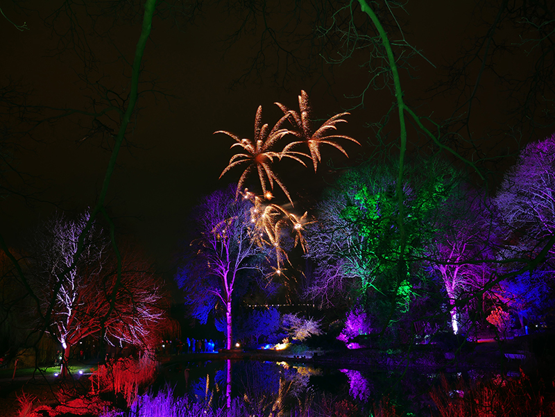 Feuerwerk Winterleuchten
