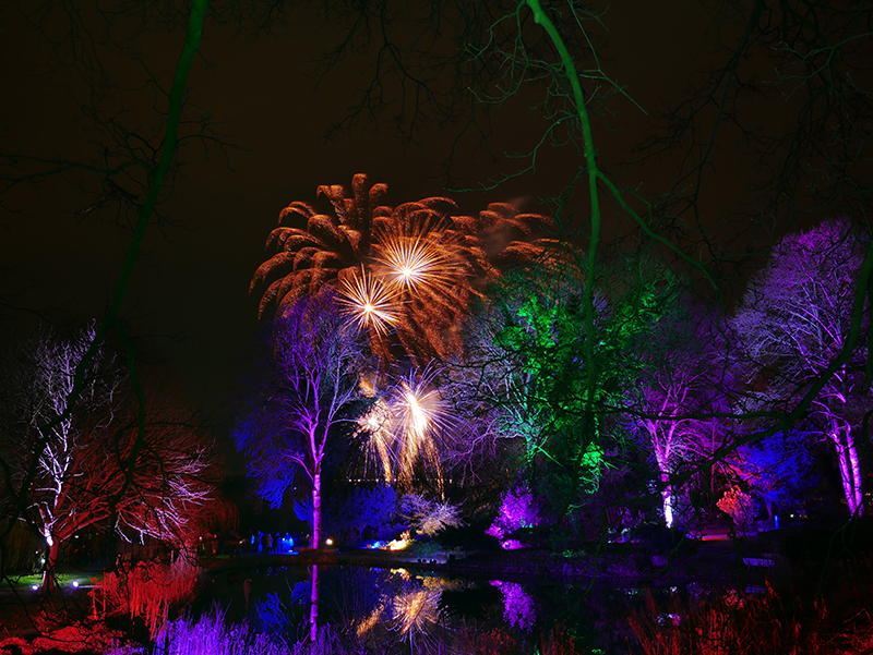 Feuerwerk Winterleuchten
