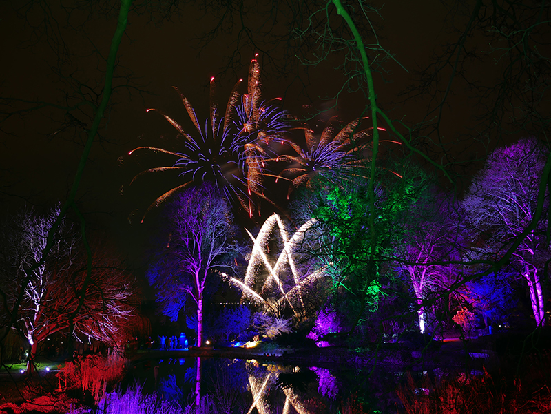 Feuerwerk Winterleuchten
