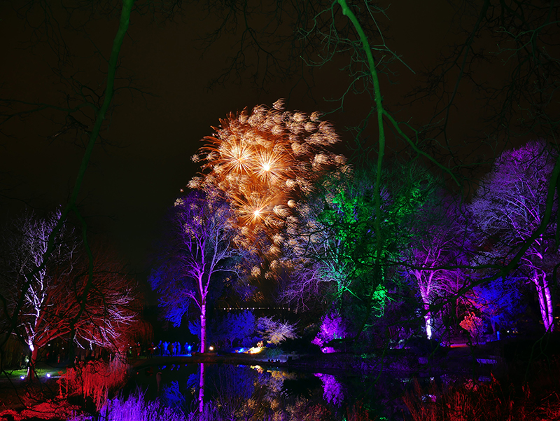 Feuerwerk Winterleuchten
