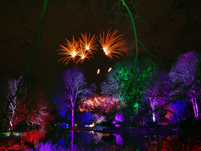 Feuerwerk Winterleuchten
