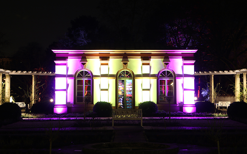 Winterlichter Frankfurt Palmengarten
