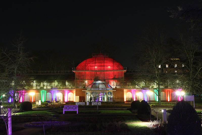 Winterlichter Frankfurt Palmengarten
