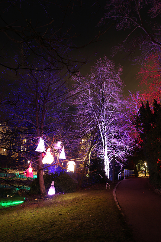 Winterlichter Frankfurt Palmengarten
