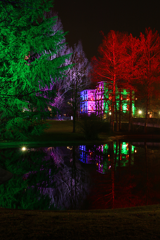 Winterlichter Frankfurt Palmengarten
