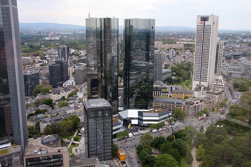 Blick auf die Deutsche Bank
