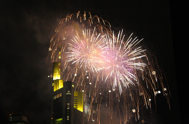 Skylinefeuerwerk
