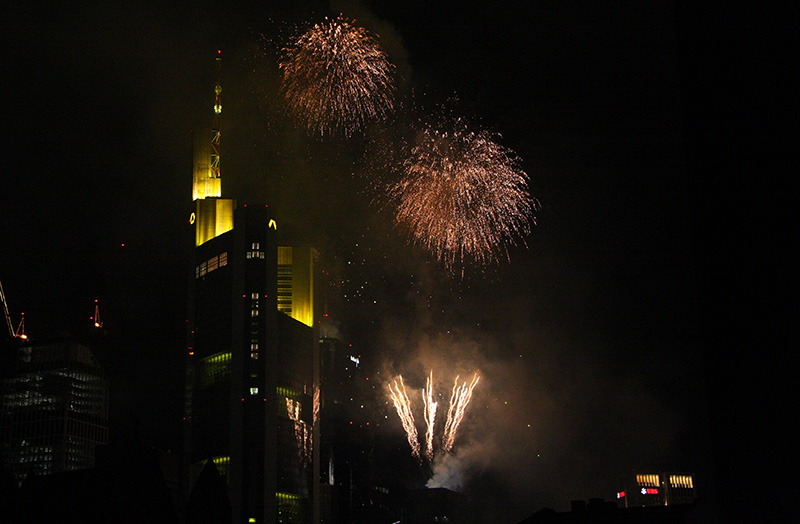 Skylinefeuerwerk
