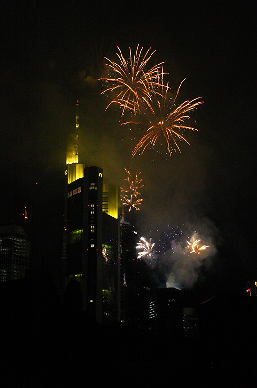 Skylinefeuerwerk
