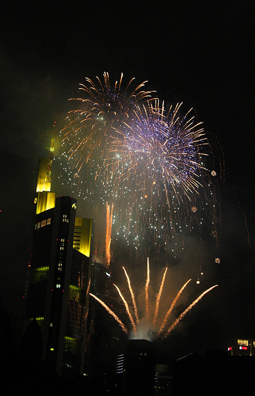 Skylinefeuerwerk
