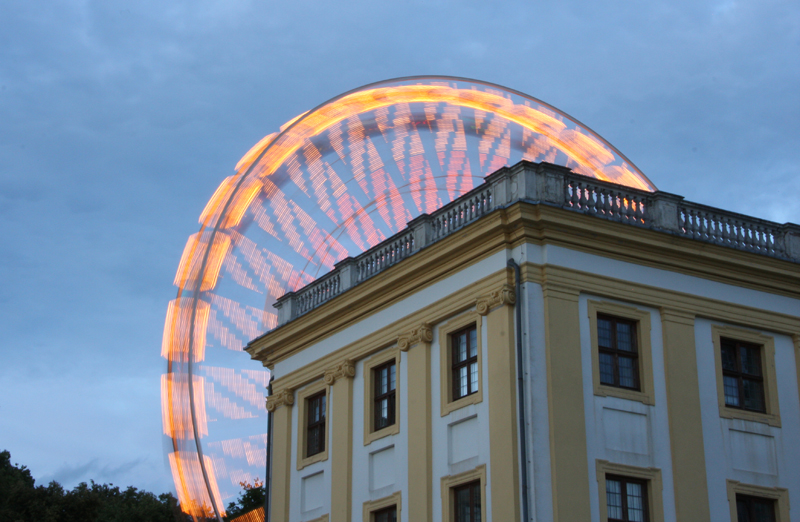 Riesenrad an der Orangerie
