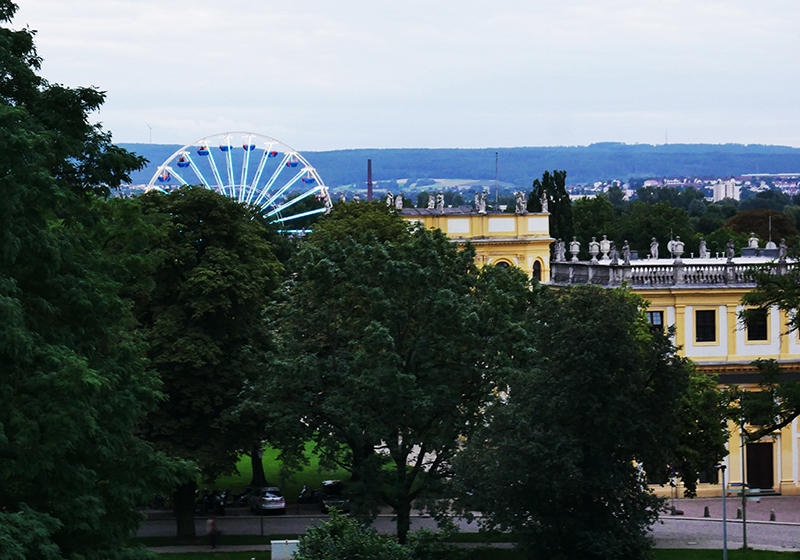 Das Riesenrad an der Orangerie
