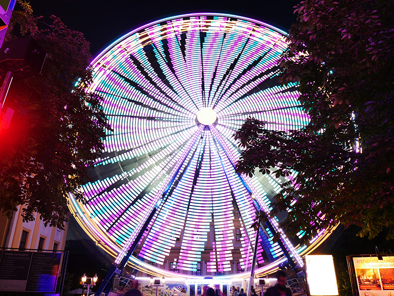 Riesenrad by Night
