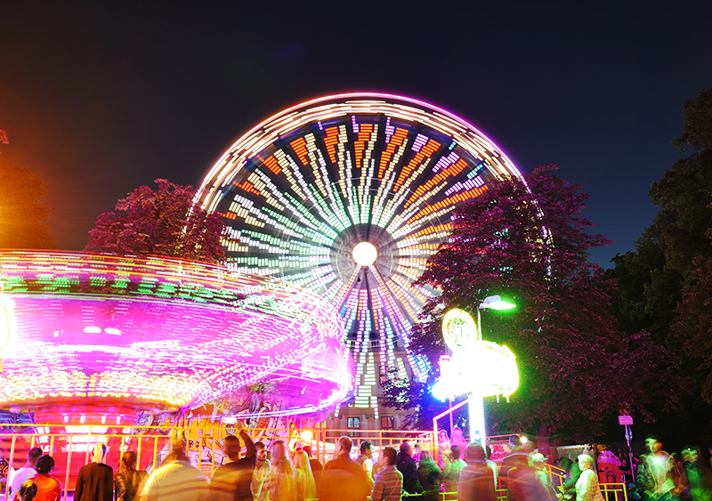 Riesenrad by Night
