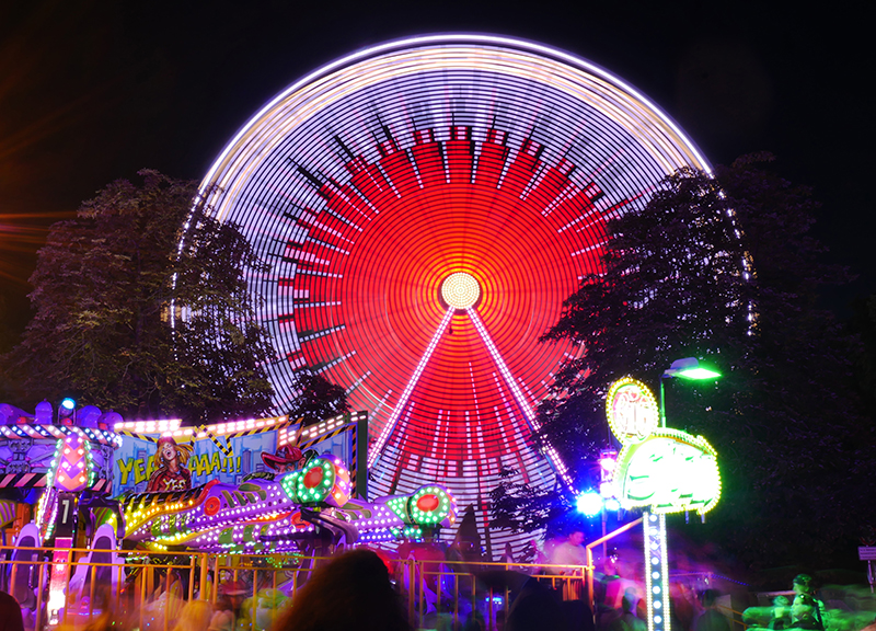 Riesenrad by Night
