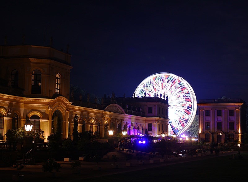 Orangerie mit Riesenrad
